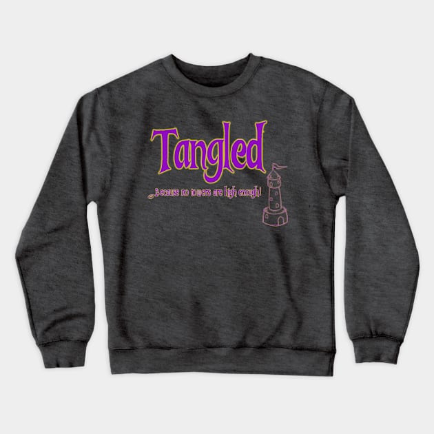 Tangled Rapunzel Crewneck Sweatshirt by OCDVampire